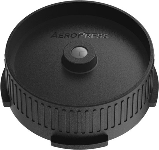 AeroPress Flow Control Filter Cap Attachment – Made In USA, Black Plastic