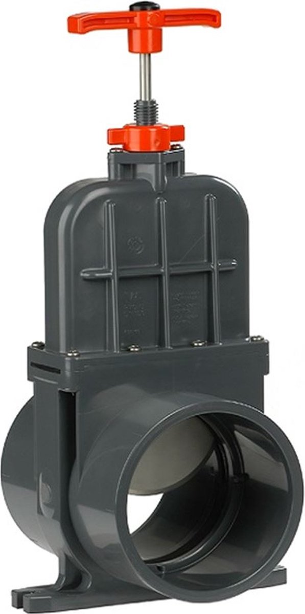 VdL PVC Schuifafsluiter, 160 mm, aslengte 50 cm