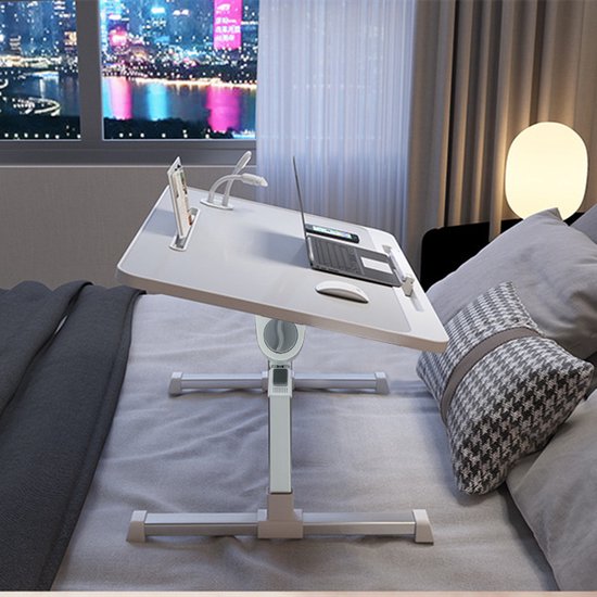 Table de lit pliable et réglable - Table pour ordinateur portable - Mini  bureau