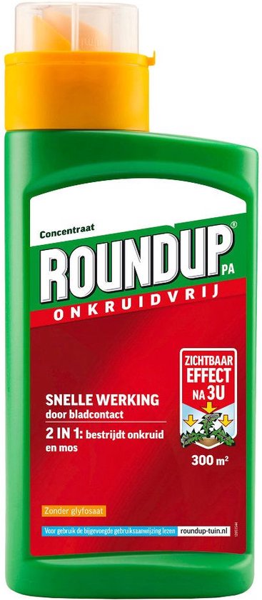 RoundUp Natural Onkruidvrij Onkruidverwijderaar - Zonder Glyfosaat - 540ml voor 300m² - Roundup