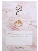 Ring - RVS - Goud - This is why you are my Valentine - Valentijn - Valentijnsdag