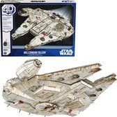 4D Build - Puzzle 3D Star Wars du Falcon Millenium - 223 pièces - kit de construction en carton