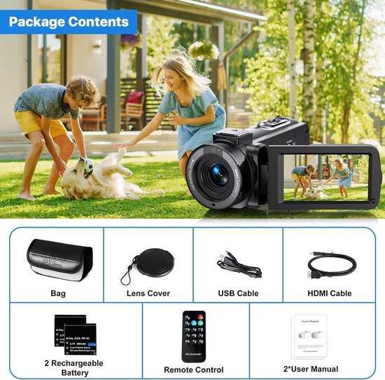 NBD Appareil Photo numérique Caméra vidéo 4K Appareil Photo Compact 48MP  Zoom numérique 16x et caméra de vlogging - Cdiscount Appareil Photo