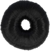Haardonut Bun Klein 7cm Imitatie Haar Zwart Donut Knot Hulpmiddel