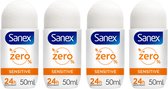 Sanex Deo Roller - Zero Sensitive 4 x 50 ml