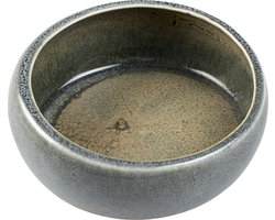 Duvoplus - Kledingaccessoire Voor Dieren - Knaagdier - Eetkom Stone Obliq Raw S - 170ml - 11x11x6cm Grijs - 1st