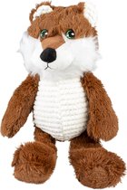 Duvoplus - Speelgoed Voor Dieren - Hond - Pluche Wolf Tummy S - 22x8x5cm Bruin/wit - 1st