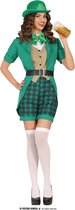 Guirca - Costume Thema Landen - Miss Patricia Patrick - Femme - Vert - Taille 36-38 - Déguisements - Déguisements