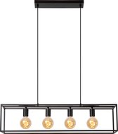 Lucide CAPRI - Lampe à suspension - 4xE27 - Zwart