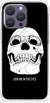 Beschermhoes Geschikt voor iPhone 15 Pro Max Telefoon Hoesje met doorzichtige rand Skull Eyes