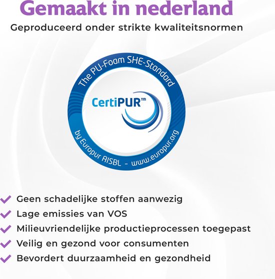 Matras Densi - Ressorts ensachés - 120x200 - Épaisseur 20 cm - 7 zones - Mousse froide - Housse déhoussable - Qualité hôtelière Premium