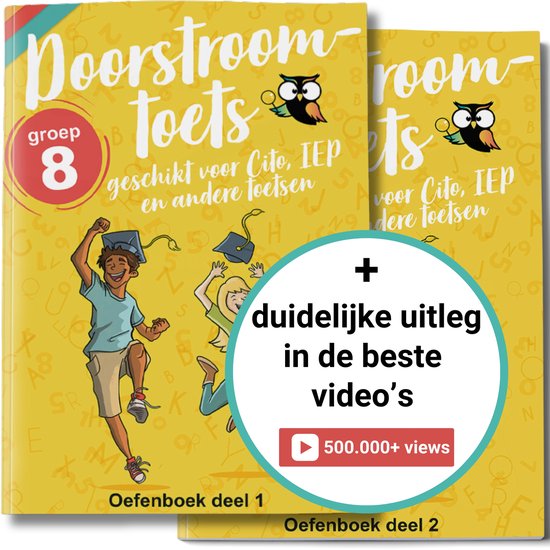 Doorstroomtoets Groep Oefenboeken Set Deel Deel Afgestemd Op CITO Bol