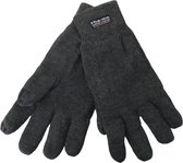 Handschoenen heren winter gebreid - fleece binnenkant - extra groot