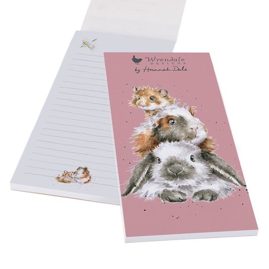 Wrendale Magnetic Shopping Pad - Rabbit Shopping Pad - Piggy in the ...
