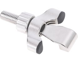 Deurslot - Chrome - Vilt tegen Deurbeschadiging - Deurslot voor stompe deuren - Anti-inbraak - Anti-diefstal - Veiligheid - Thuis - Hotel - Reizen - Deur Lock - RVS - Deur Stopper - Kindveilig
