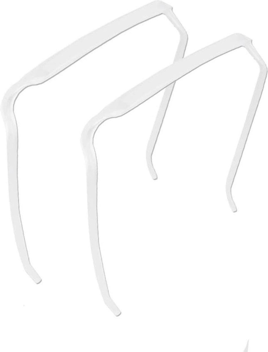 Zonnebril Haarband - Set van 2 - Zonnebril Haarband Effect - Haarband Zonnebril - Haarband- Haarbanden- 2 stuks - Transparant