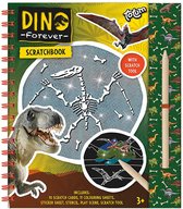 Dinosaurus doe boek - kras en kleurboek - jongens - dino's - t-rex - dinosaur - scratchbook met ringband