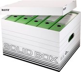 Archiefopbergdozen Solid Box - L 6119 - FSC gerecycled karton - B 346 x D 450 x H 305 mm - wit - 10 stuks