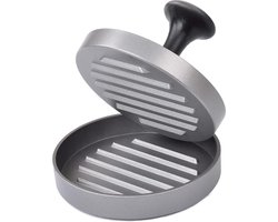 Narimano® Presse à Burger ronde pour hamburger – Presse à viande en aluminium – Grill de bœuf Presse à Burger Patty Maker Moule