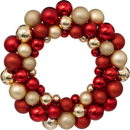 Couronne De Noël Lumineuse 60 Cm Avec Nœud Rouge - Décoration Porte Extérieure, Montage 3 Étapes Sans Outil - Pour Cheminée, Table, Fêtes