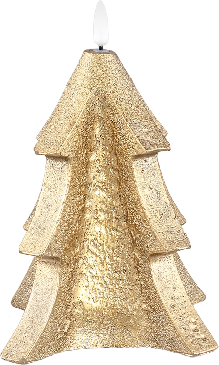 PTMD LED Light Candle Gold Tree Shaped Flickering L