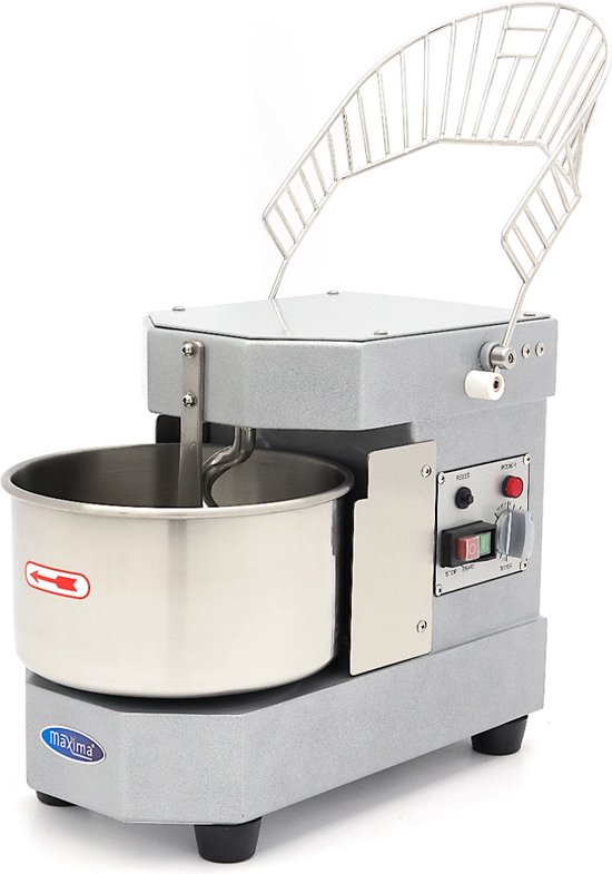 Spiraalkneder - 8 L - 4,5 Kg Deeg - Zilvergrijs van Merkloos — afbeelding 4