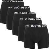 Björn Borg - Caleçon Essential - Boxer Sous-vêtements - 5 pièces - Hommes - Taille S - Zwart