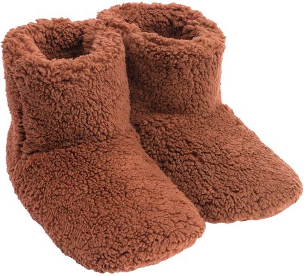 Mistral Home - Pantoffels boots teddy - maat 40/41 - 100% polyester - Bruin