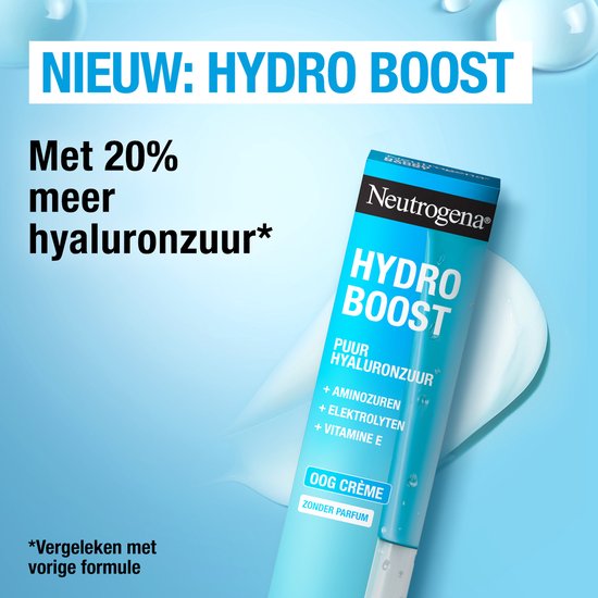 Neutrogena Hydro Boost oogcrème gel - verkwikkende 3-in-1 verzorging - versterkt de beschermende barrière van de huid - hydrateert 24 uur lang - 1 x 15 ml - Neutrogena