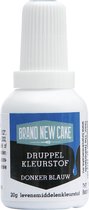BrandNewCake® Druppel Kleurstof Donker Blauw 20gr - Eetbare Voedingskleurstof - Kleurstof Bakken