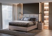 Bed 160x200 luxe hoofdboard + matras