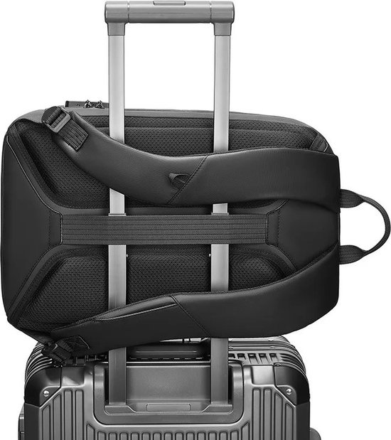 M1 Waterdichte Rugzak - Schooltas - Laptop Tas 15.6 inch - Voor Dames en Heren - Zwart - USB