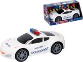 Gearbox - Speelgoed Politiewagen met Licht & Geluid - 36 x 18 x 15 Cm (lxbxh) - Wit