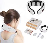 Pretty Goods® - Nekmassage Kussen - Elektrische Pulse Massage met Elektroden - Draadloos en Oplaadbaar - 6 Massage Niveaus - Helpt bij Nekpijn
