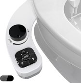 BidetMate Smart verwarmde toiletbril voor elektrische bidet serie 2000 met onbeperkt verwarmd water, draadloze afstandsbediening, luchtverfrisser en heteluchtdroger, verstelbaar en zelfreinigend