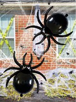 Halloween spinnen / spider decoratie ballonnen 3 stuks