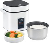 Rijstkoker - 2L Rice Perfect, stoomkoken, warm houden, automatische uitschakeling, 400 W