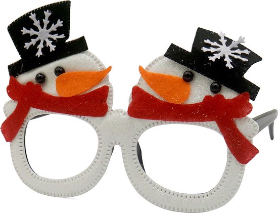 Ainiv Papieren bril voor Kerstmis, brilmontuur