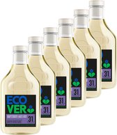 Ecover Wasmiddel Voordeelverpakking 6 x 1,43L - Ecologisch & Hernieuwt Donkere Kleuren - Voor Zwart & Donkere Was - Limoen & Lotus Geur