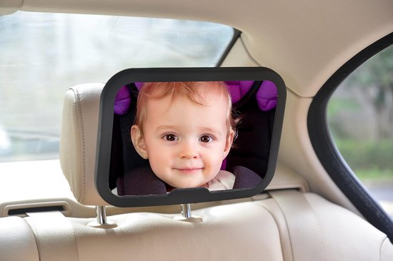 Autospiegel Baby - Baby Spiegel Auto - Auto Baby Spiegel - Extra Brede  Kijkhoek - Baby