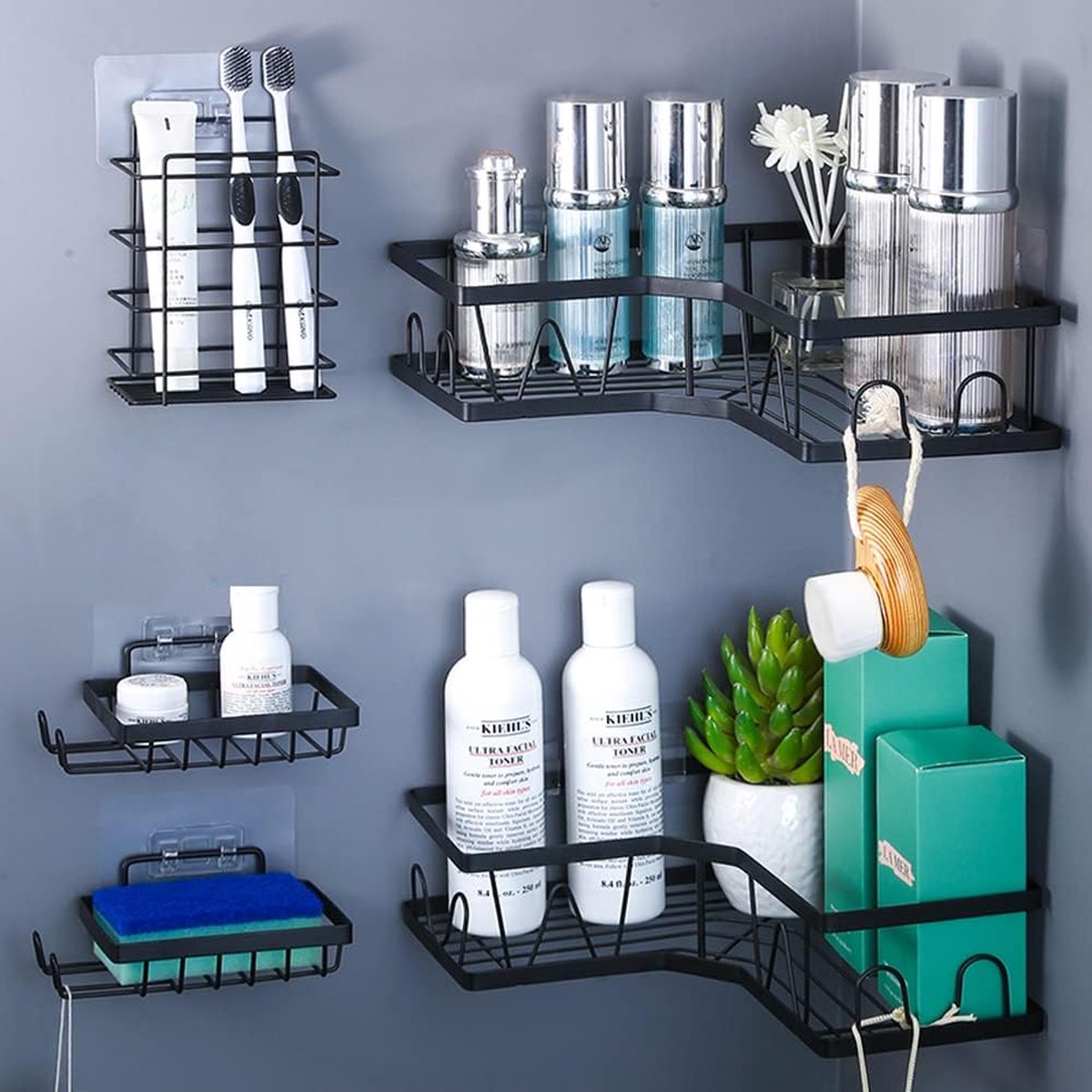 Etagere Douche Sans Percage Support Porte Shampoing Douche Porte