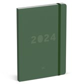 Lannoo Graphics - Diary Office Planner 2024 - Agenda 2024 - QC COLOUR - Green - 7d/2p - 4Talig - A5