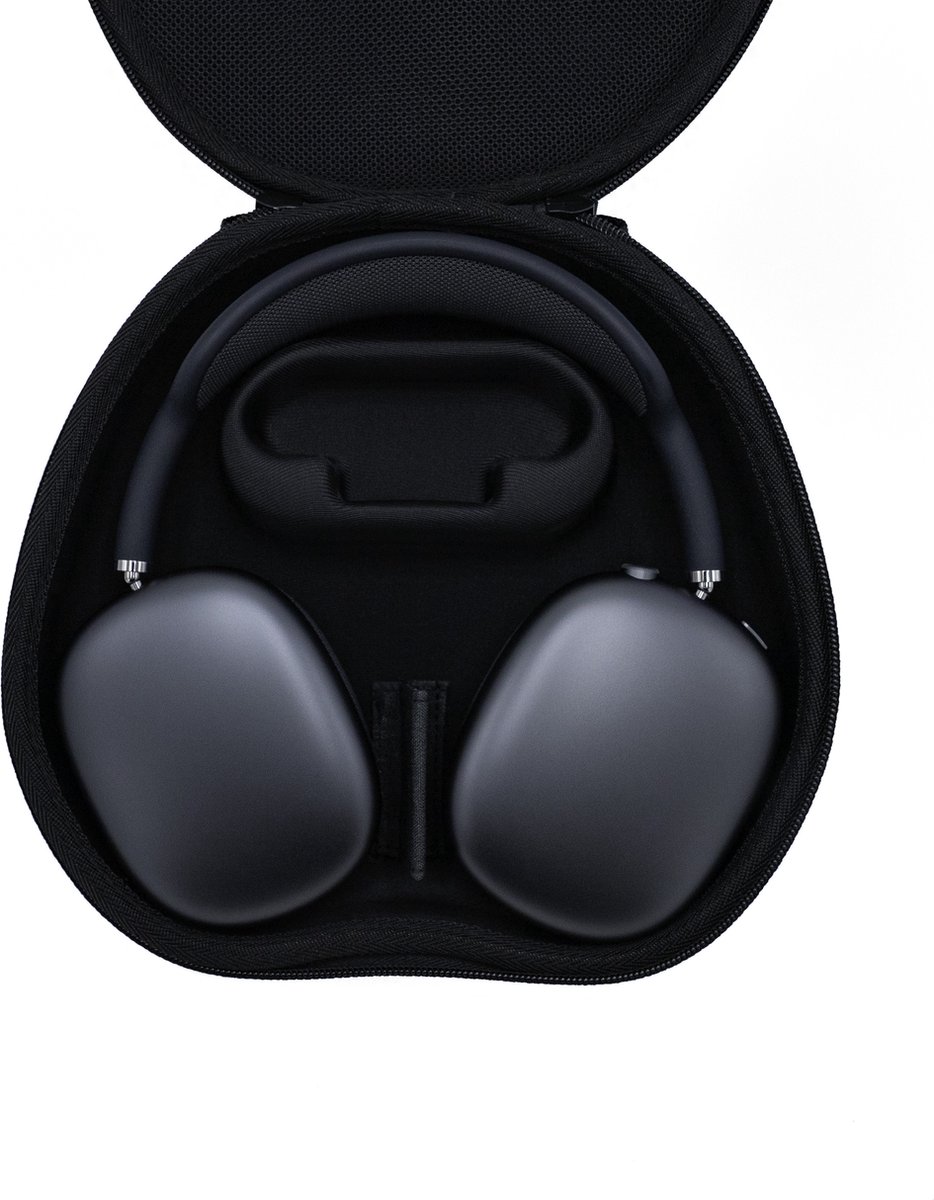 TCH Case voor AirPods Max - Hoes - Cover - Zwart - Always on magneet - Always Off - Hard Case - Accessoires