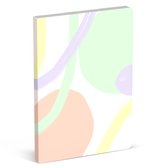 Lannoo Graphics - Notebook - Notitieboek - QC COLOUR - Pastel Mix - Gelinieerd - A5