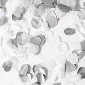 Hartjes Confetti zilver 15 gram - Confetti Hartjes zilver - confetti zilver - confetti ballonnen - ballonnen confetti verjaardag