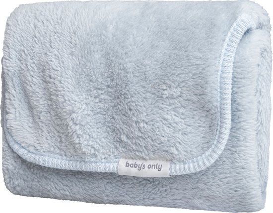 Product: Baby's Only Verschoonmatje Cozy - Verschoningsmatje voor onderweg - Misty Blue - Inclusief opbergzakje, van het merk Baby's Only