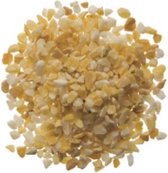 Tierrafino Zand Geel Sienna - Toevoeging aan leem producten - Geel zand kleur - 1 Kilo - 1.2 t/m1.8mm