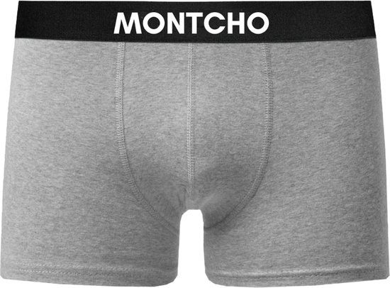 MONTCHO - Essence Series - Boxershort Heren - Onderbroeken heren - Boxershorts - Heren ondergoed - 1 Pack - Grijs - Heren - Maat S