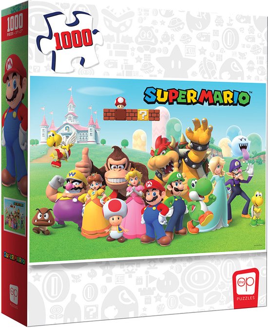 Super Mario: Puzzle Le Royaume Champignon - Puzzle 1000 pièces - Mario Bros  | bol