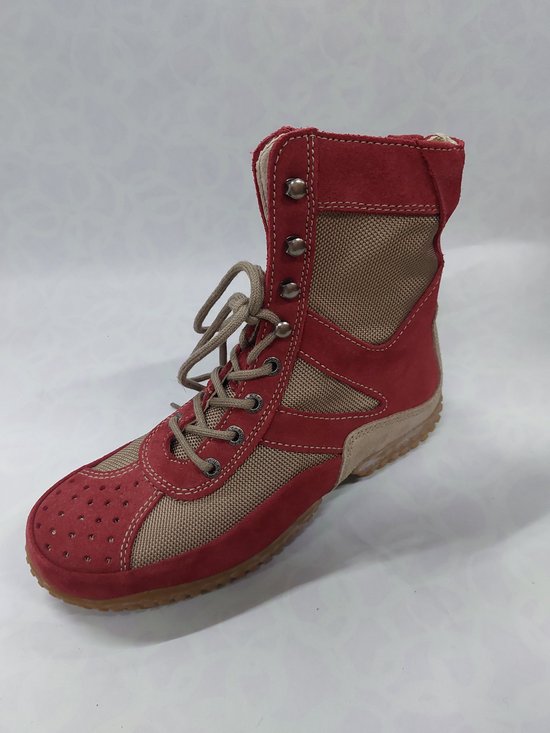 WOLKY 1956 / Downforce / halfhoge veterboots / rood / maat 36